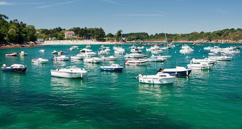 Maison bord de mer avec jacuzzi Névez Exterior foto